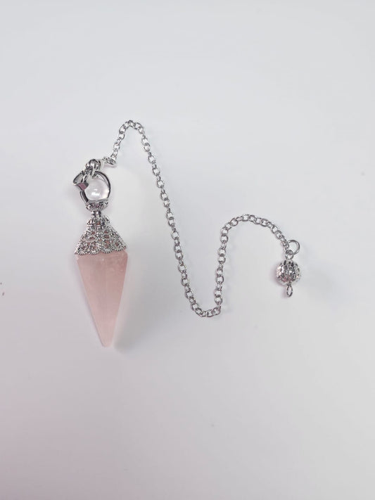 Péndulo - Afrodita Cuarzo Rosa