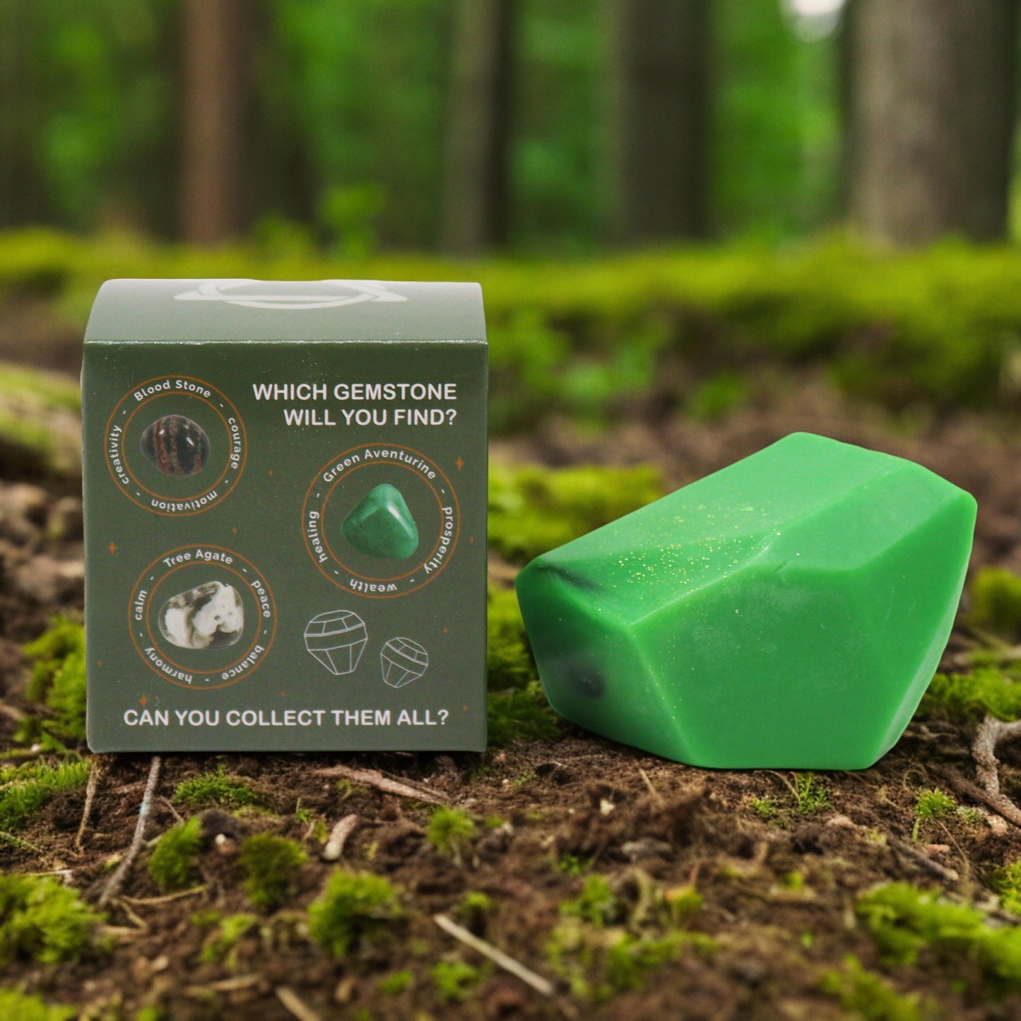Jabon Elemental de Cristal con Minerales