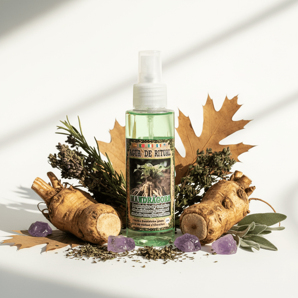 Agua de Mandrágora Spray 100 ml — Protección Energética, Fuerza Interior y Magia Ancestral AguaTienda esotérica Málaga - La Tienda de Tata Magic: tienda Esotérica en Málaga