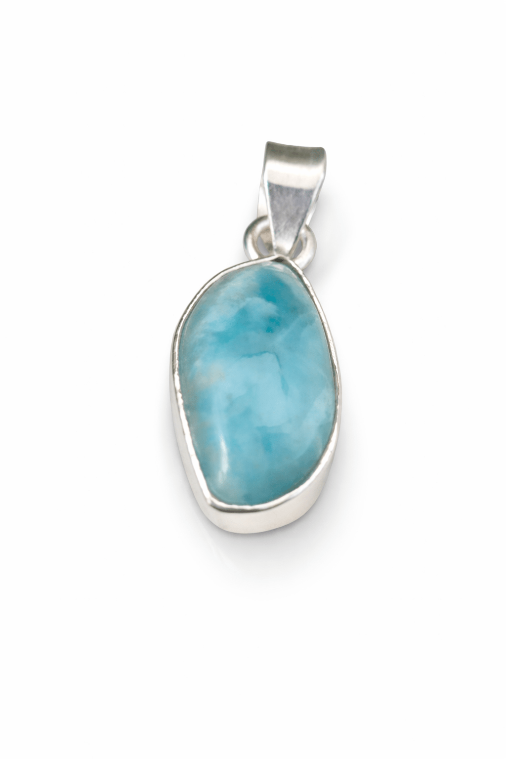Colgante larimar plata pequeño con activacion cuantica proposito de vida Tienda esotérica Málaga - La Tienda de Tata Magic: tienda Esotérica en Málaga