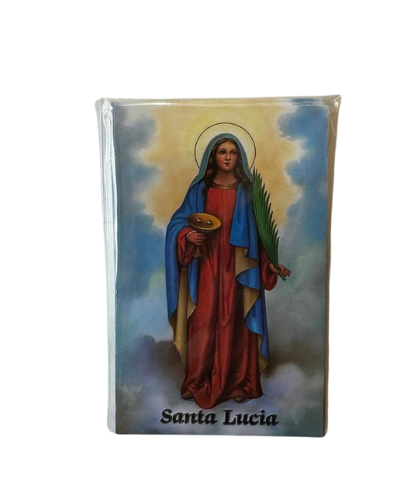 Estampita Santa Lucia.