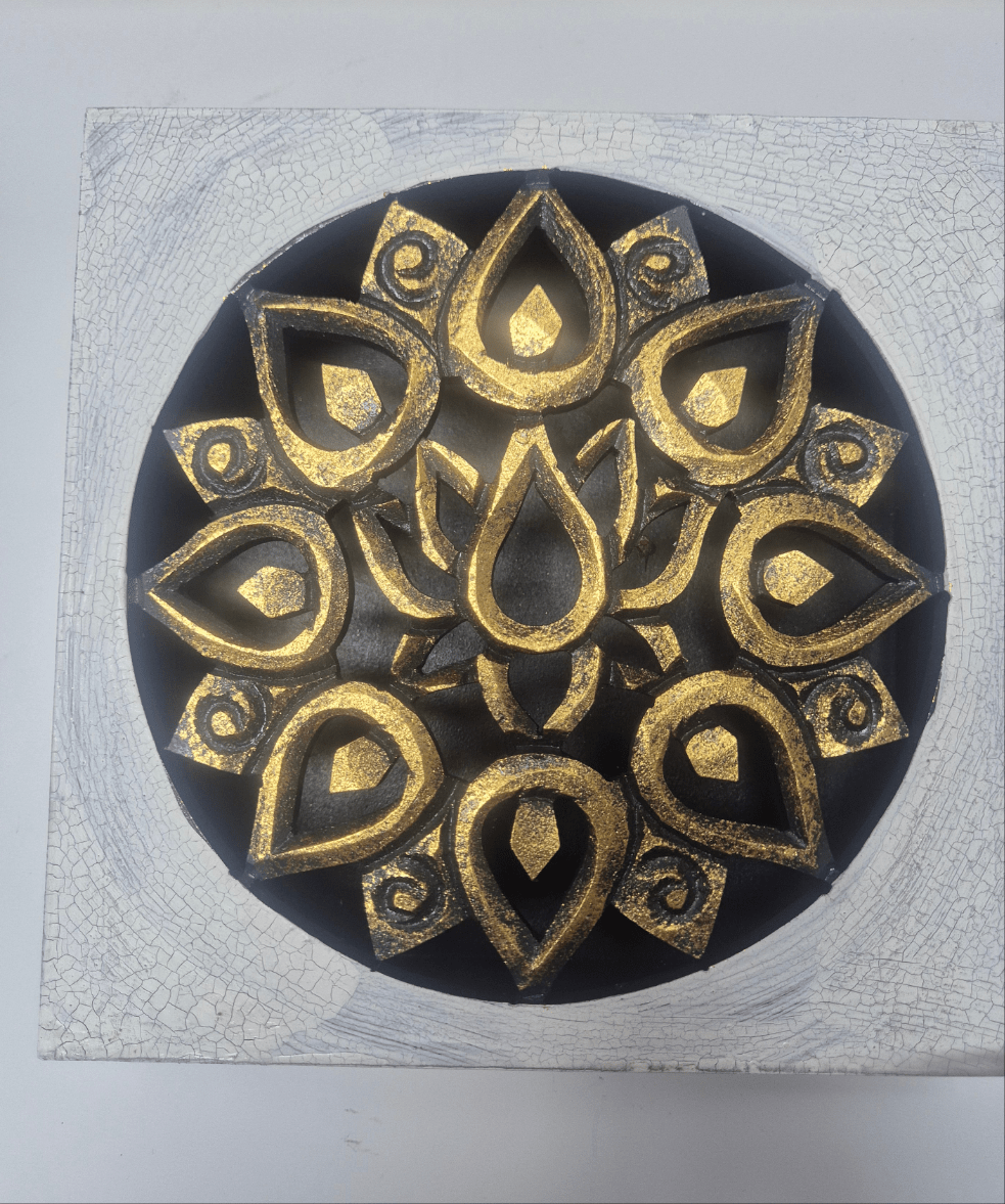 Caja Flor de Loto Dorada CajasTienda esotérica Málaga - La Tienda de Tata Magic: tienda Esotérica en Málaga