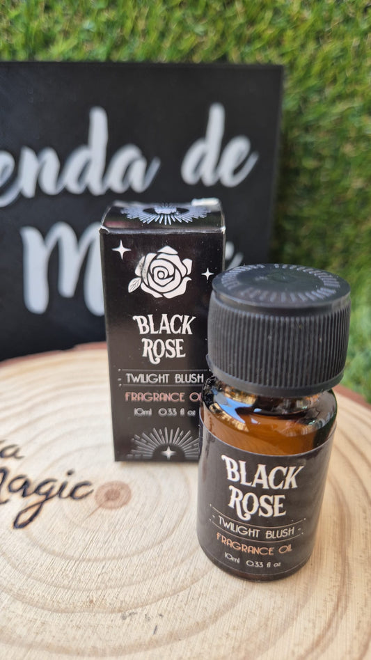 Aceite Hechizado Rosa Negra Consagrado 10 ml para Difuntos - Misticismo y Fe