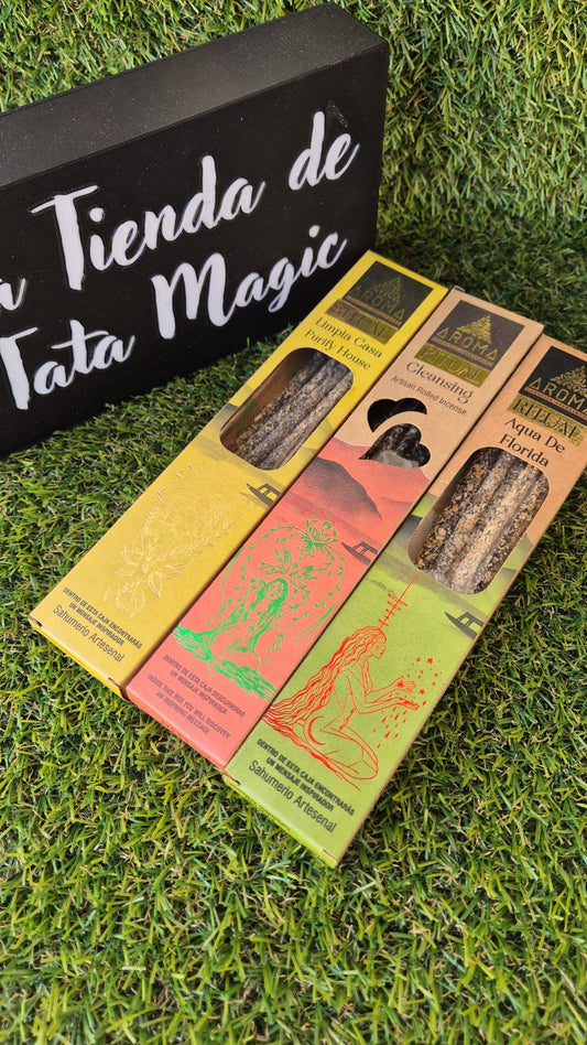 Pack Limpieza Casa Aroma Ritual - Purificación del Hogar / Limpia casa, cleasing + agua de florida