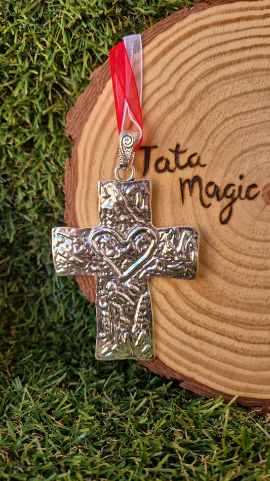 Cruz Amuleto de Protección - Ritualizada para el Hogar para el Amor y la Armonía