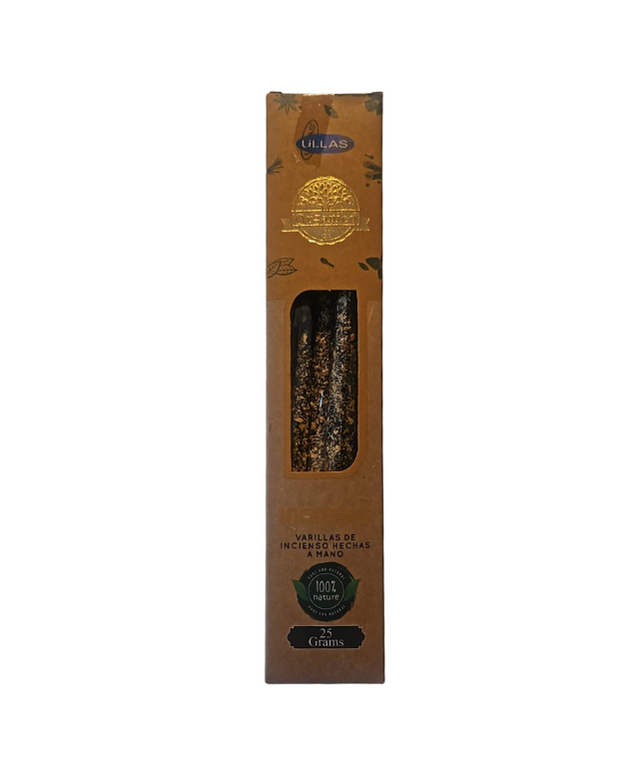 Incienso Orgánico Varillas Ullas - Variedad de Aromas Naturales