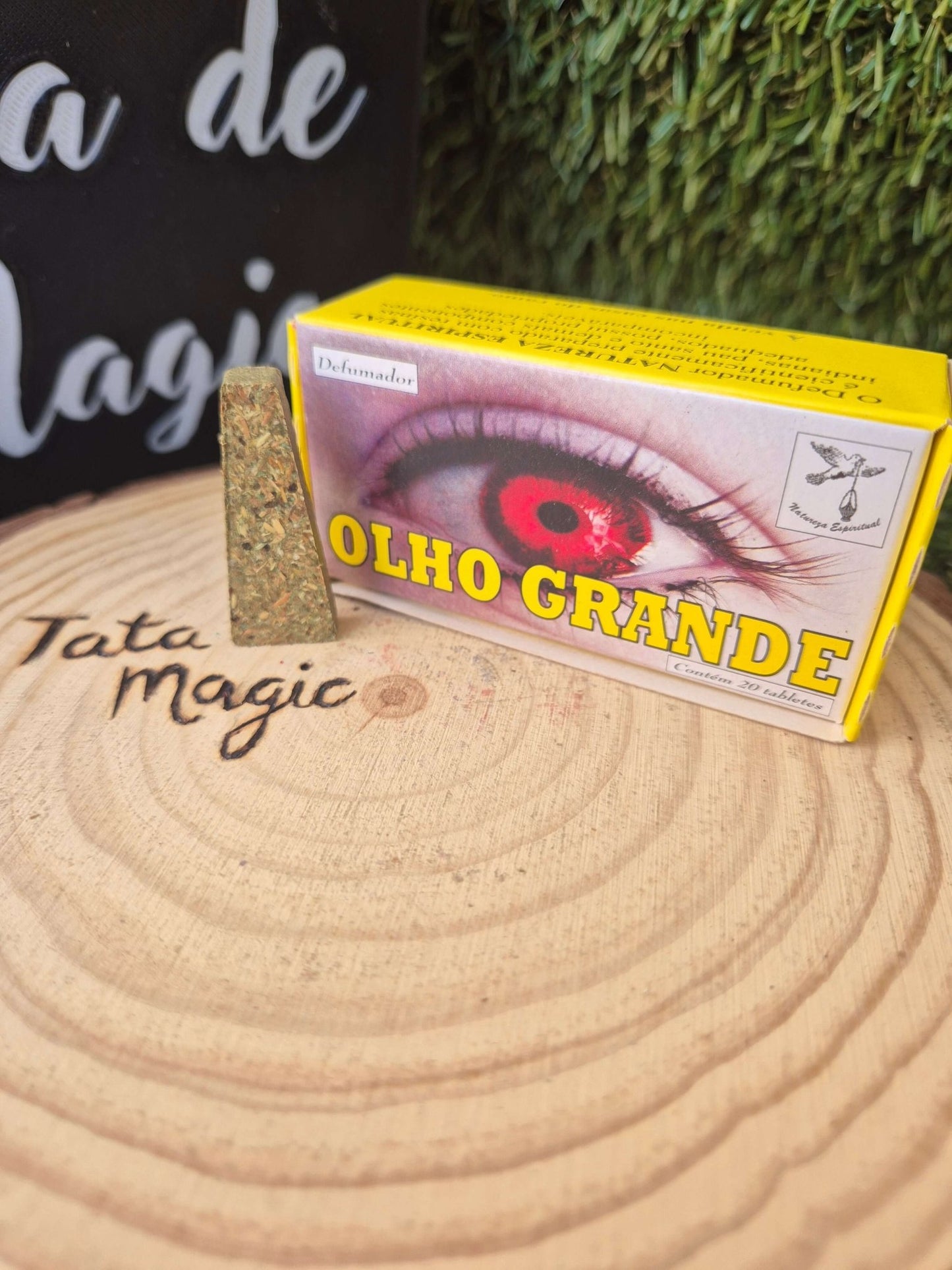 Incienso Defumador Brasileño Ojo Grande - Protección y Limpieza Profunda Tabletas Tienda esotérica Málaga - La Tienda de Tata Magic: tienda Esotérica en Málaga