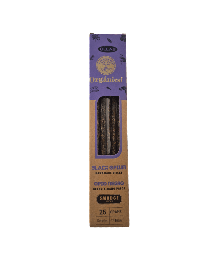 Incienso Orgánico Varillas Ullas Opium Negro - Protección Psíquica y Rituales de Sombra Tienda esotérica Málaga - La Tienda de Tata Magic: tienda Esotérica en Málaga