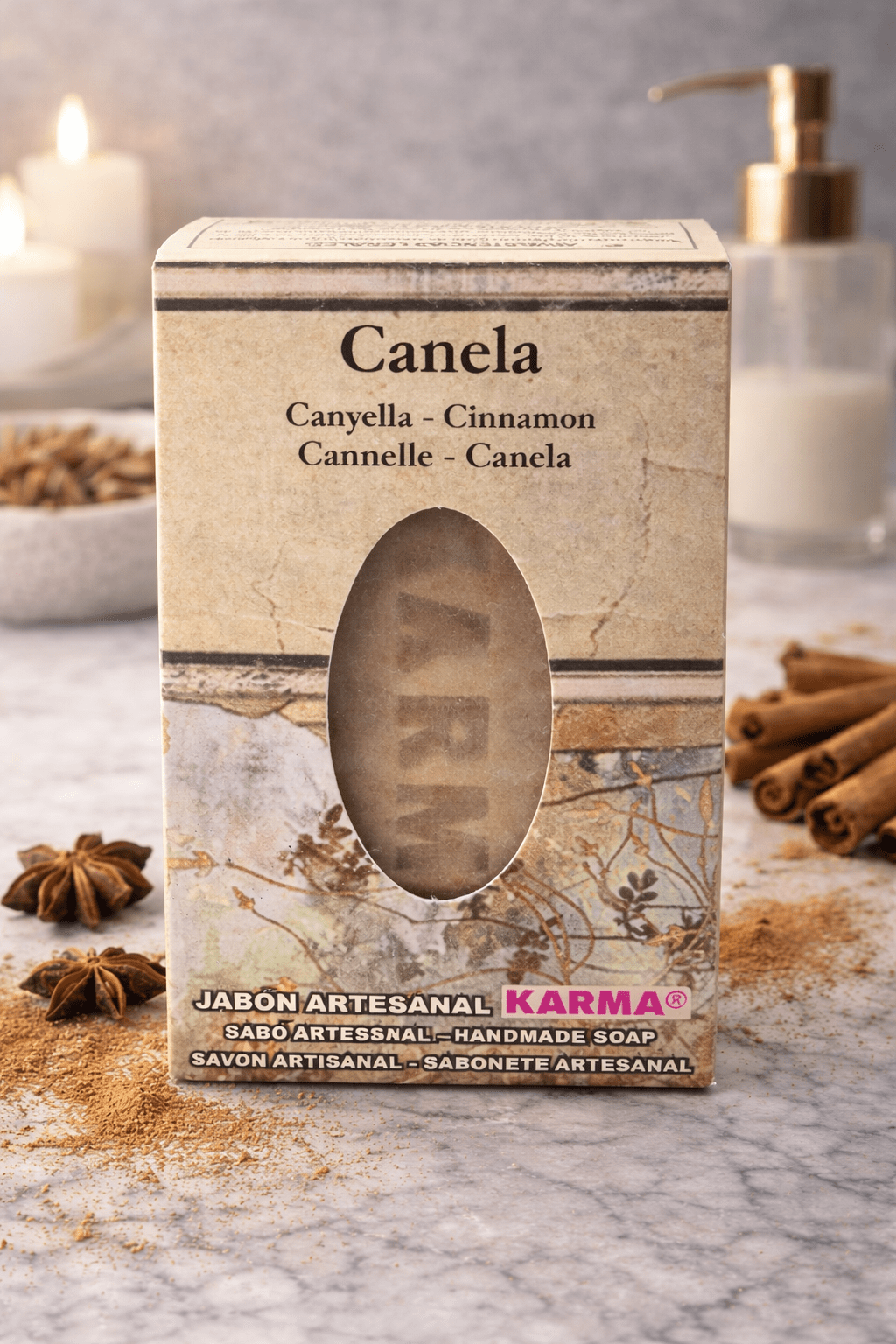 Jabón de Canela de Karma - Abuncia, Atracción y Prosperidad Jabón esotéricoTienda esotérica Málaga - La Tienda de Tata Magic: tienda Esotérica en Málaga