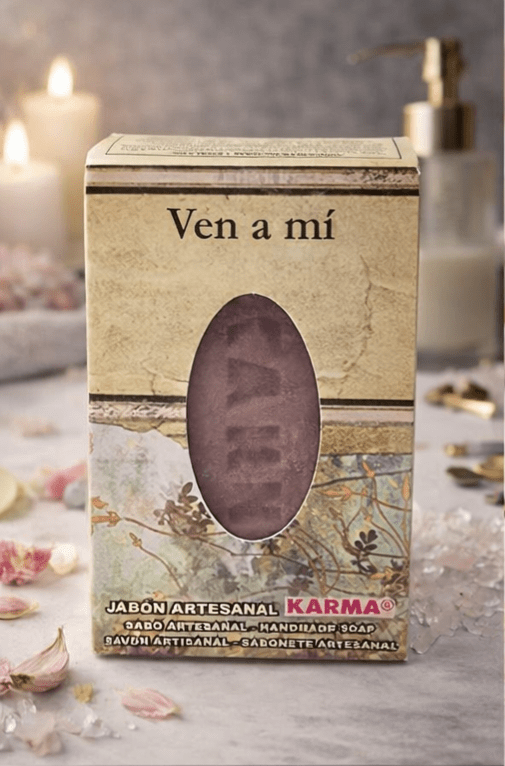 Jabón Ven a mí de Karma - Atracción, seducción y poder personal Jabón esotéricoTienda esotérica Málaga - La Tienda de Tata Magic: tienda Esotérica en Málaga