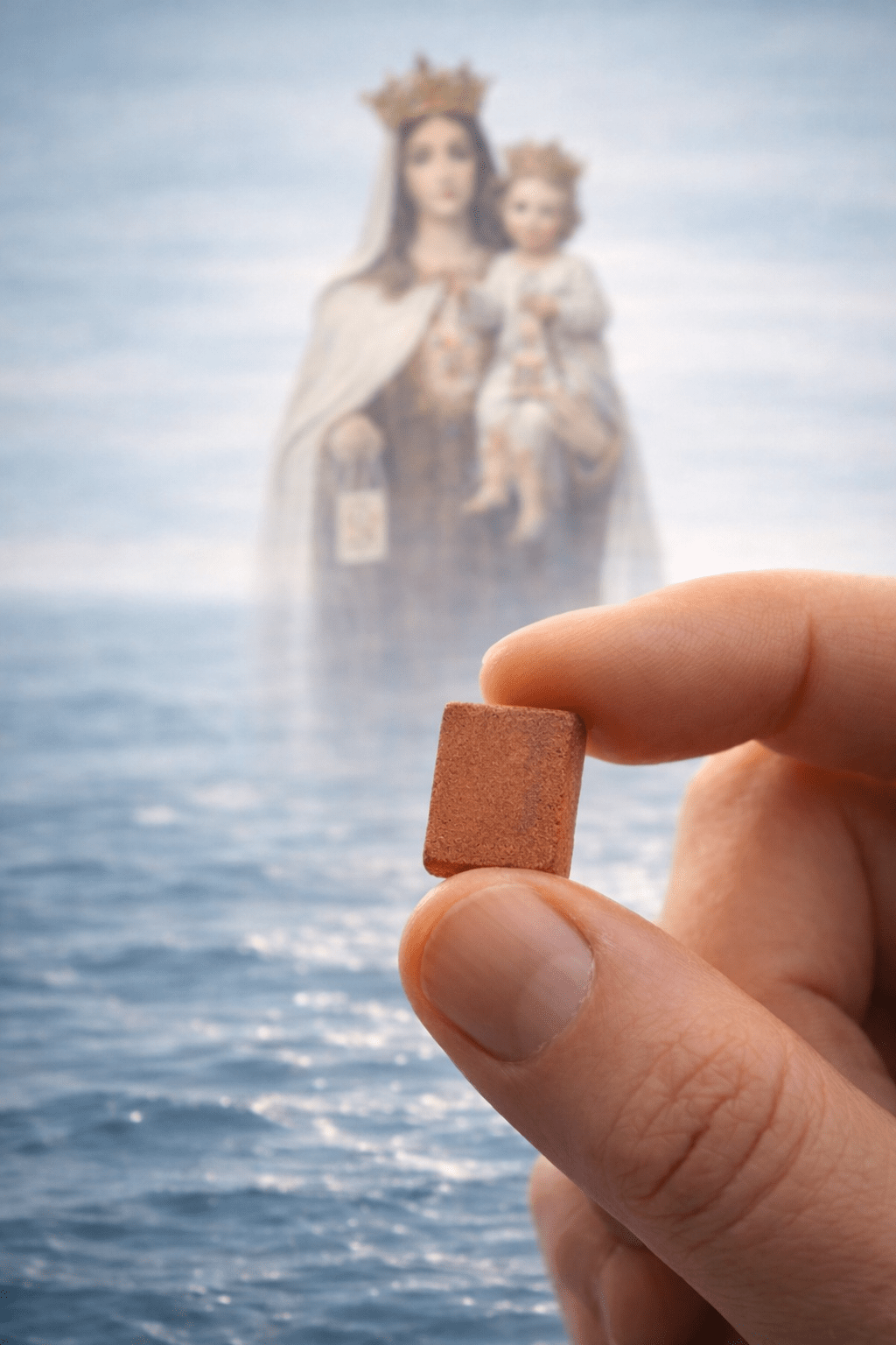 Ladrillo Virgen del Carmen ✨ Protección Espiritual para Tu Hogar AmuletoTienda esotérica Málaga - La Tienda de Tata Magic: tienda Esotérica en Málaga