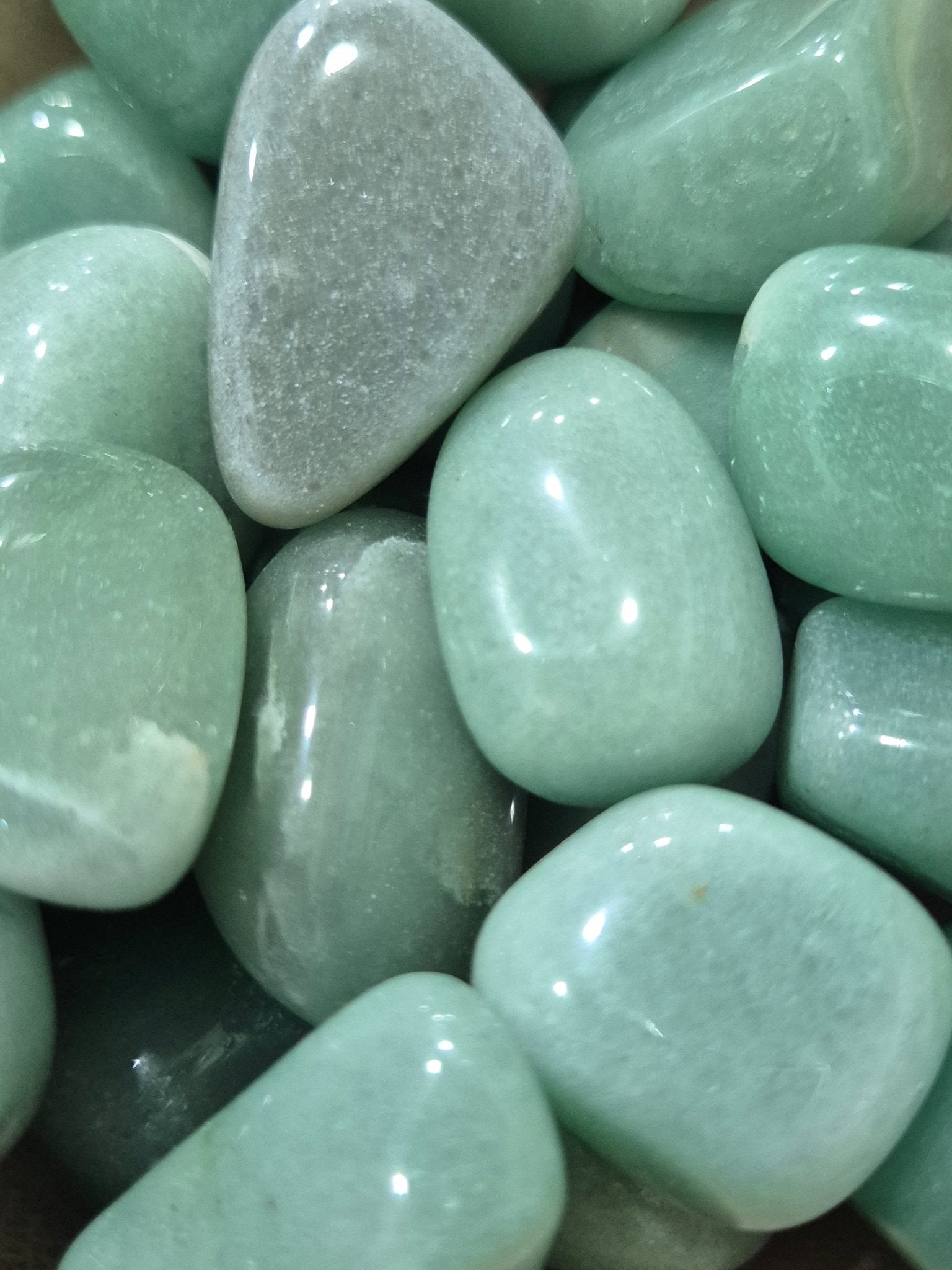 Mineral Aventurina Verde Rodado Pequeño (unidad) mineralesrodadosTienda esotérica Málaga - La Tienda de Tata Magic: tienda Esotérica en Málaga