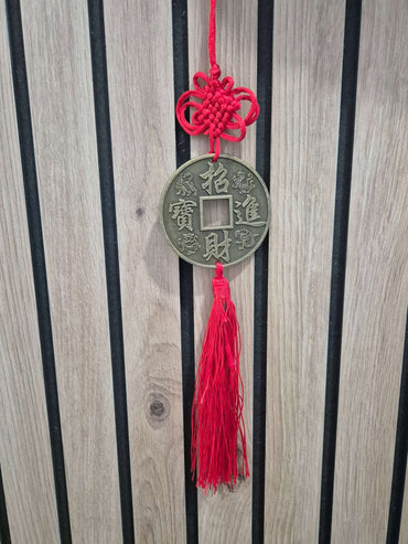 Moneda I ching grande Abrecaminos - Protección, Suerte y Abundancia MonedaTienda esotérica Málaga - La Tienda de Tata Magic: tienda Esotérica en Málaga