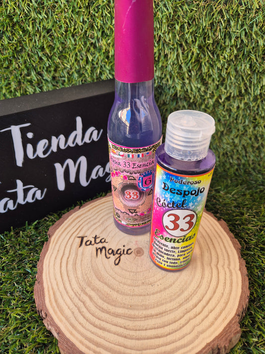 Pack 33 Esencias de 7 Llaves - Ritual Completo de Apertura y Suerte de 7 Llaves