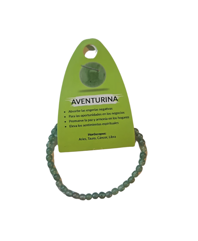 Pulsera Aventurina Verde 4mm
