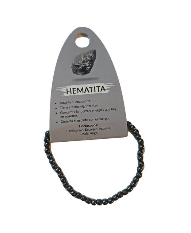 Pulsera Hematita 4 mm