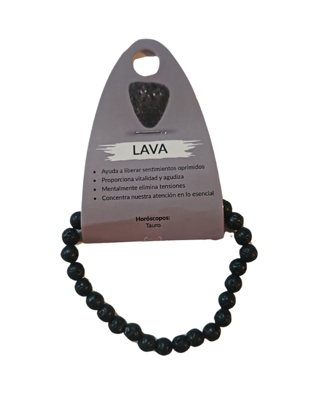 Pulsera Lava 4 mm