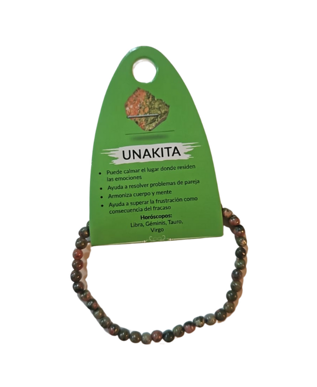 Pulsera Unakita 4mm