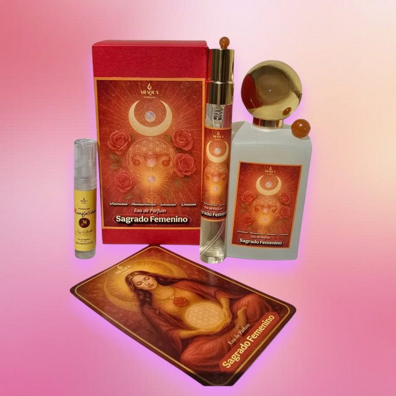 SAGRADO FEMENINO - Divinidad, Sanación, Renacimiento, Creación - Miaqua Parfums 50ml PerfumeTienda esotérica Málaga - La Tienda de Tata Magic: tienda Esotérica en Málaga