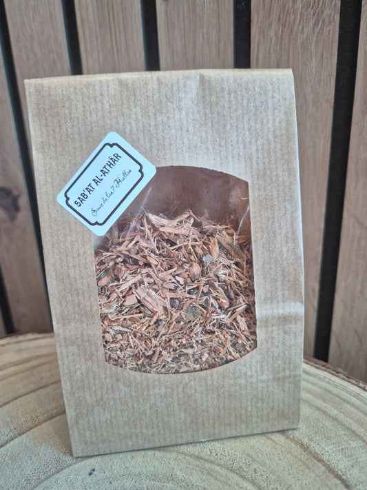 Sab'at al-athár es sauce consagrado de las 7 Huellas para trabajos energéticos para absorción y limpieza del aura