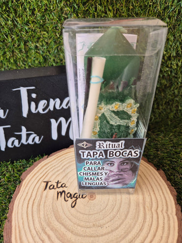 Velón Ritual Tapa Bocas de 7 Llaves - Silencia Envidias y Malas Lenguas VelasTienda esotérica Málaga - La Tienda de Tata Magic: tienda Esotérica en Málaga