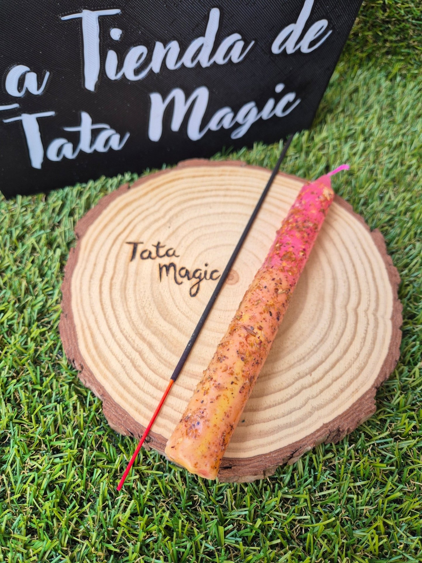 Vela Herbórea Corderito Manso Ritualizada - Calma y Armonía Emocional VelasTienda esotérica Málaga - La Tienda de Tata Magic: tienda Esotérica en Málaga