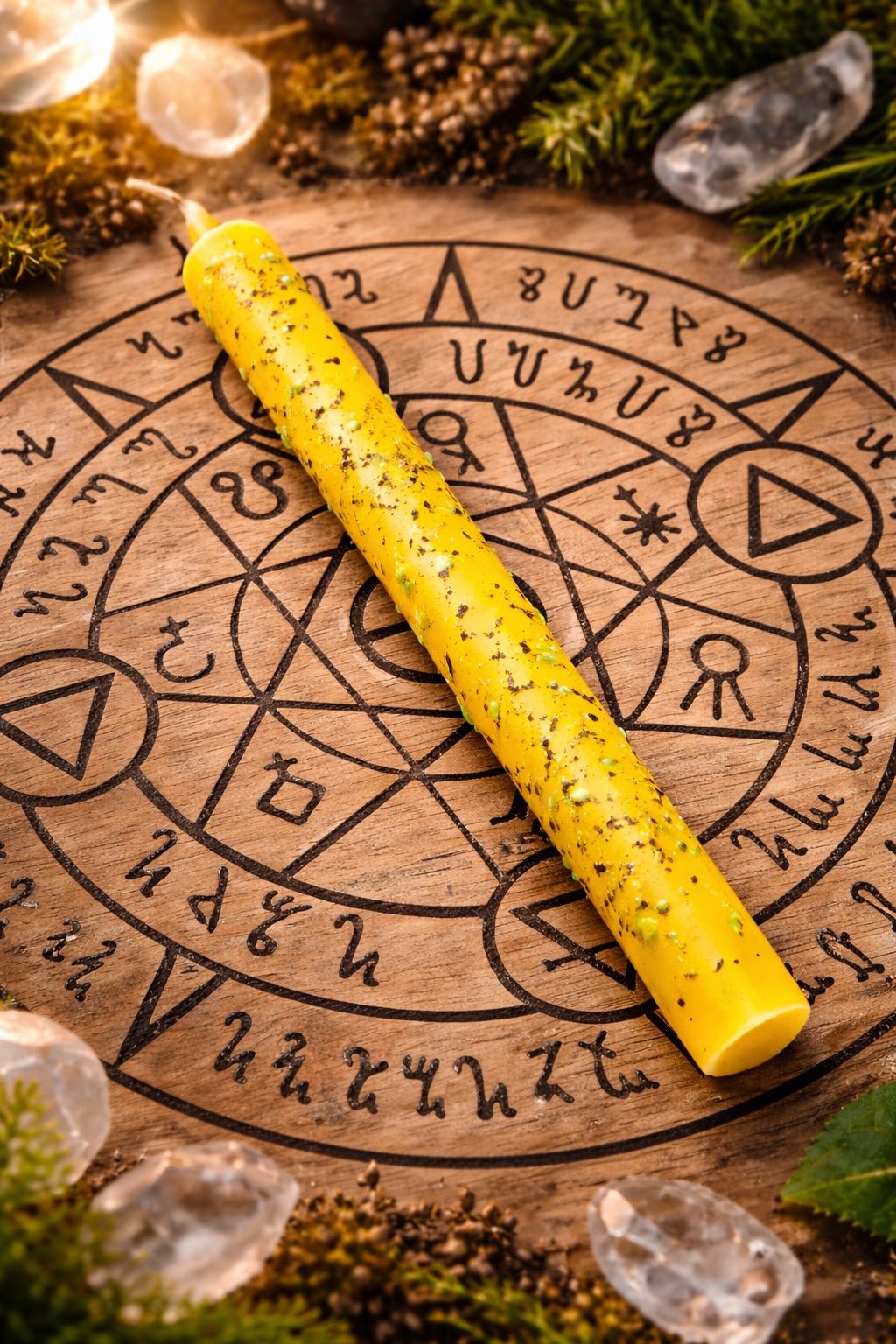 Vela Ritualizada Doble suerte VelasTienda esotérica Málaga - La Tienda de Tata Magic: tienda Esotérica en Málaga