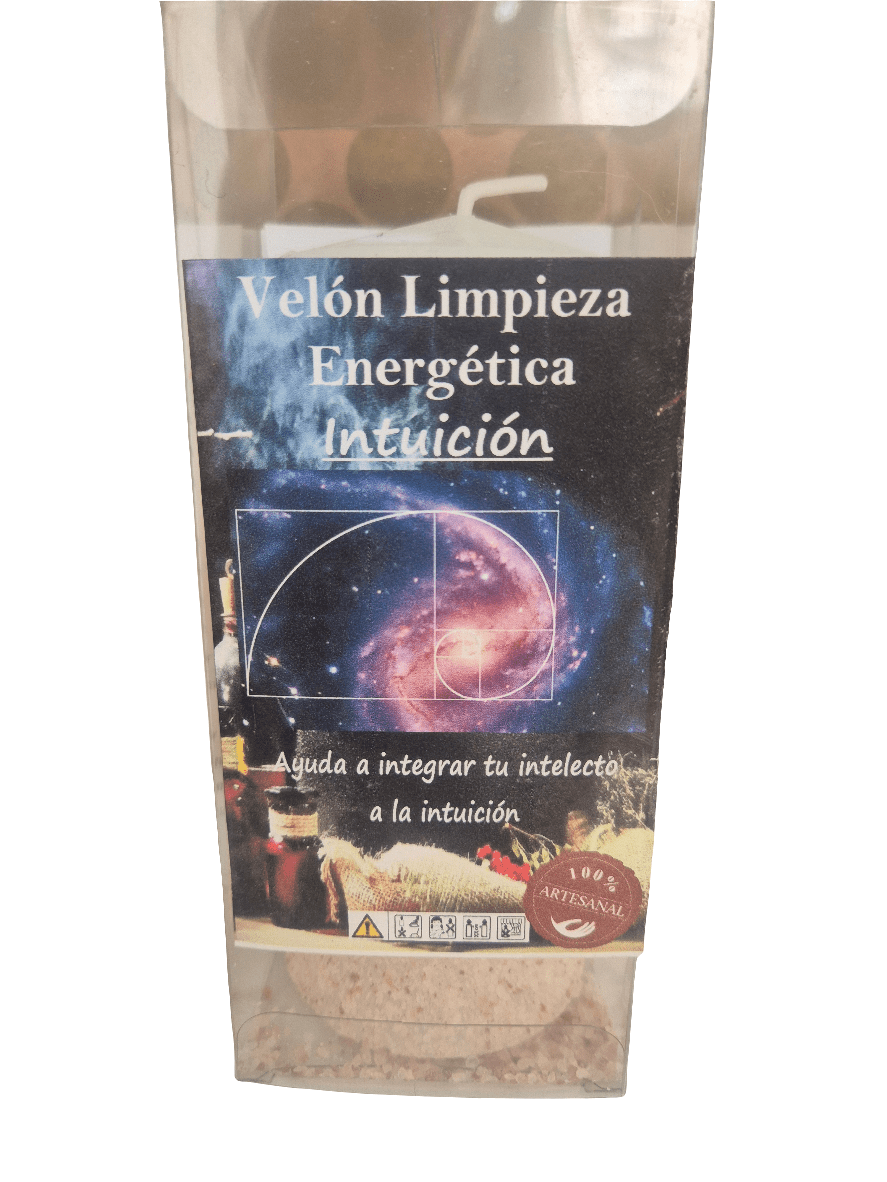 Velón Limpieza Intuición VelasTienda esotérica Málaga - La Tienda de Tata Magic: tienda Esotérica en Málaga