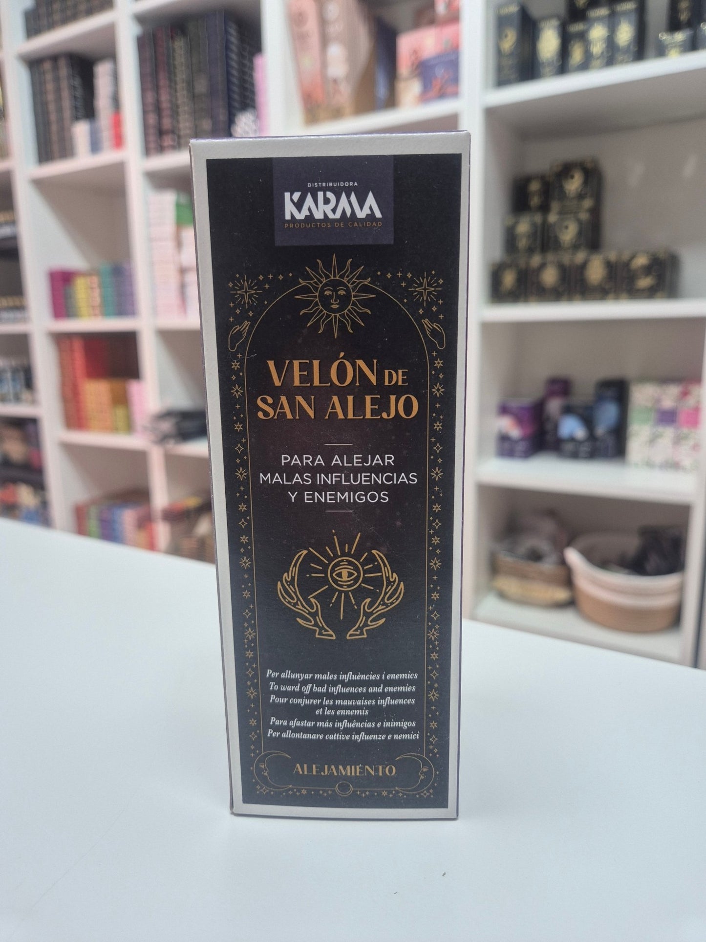 Velón de San Alejo - Alejamiento de malas influencias y enemigos VelasTienda esotérica Málaga - La Tienda de Tata Magic: tienda Esotérica en Málaga