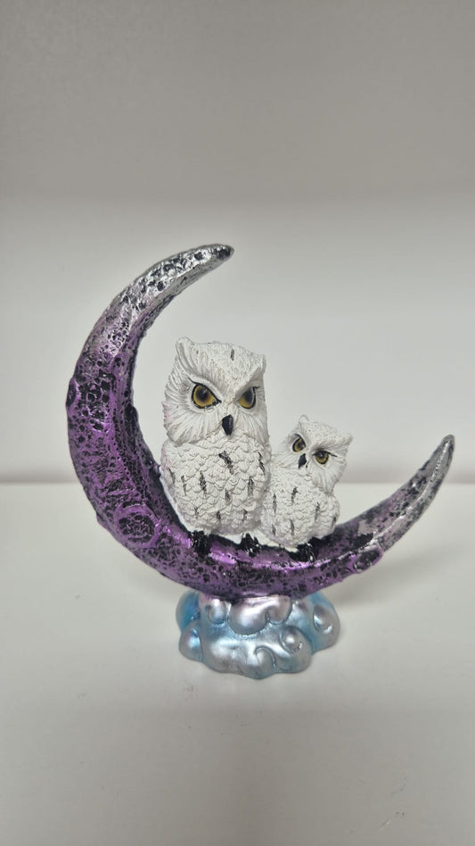 Figura - Buhos en la Luna - Madre y Hijo