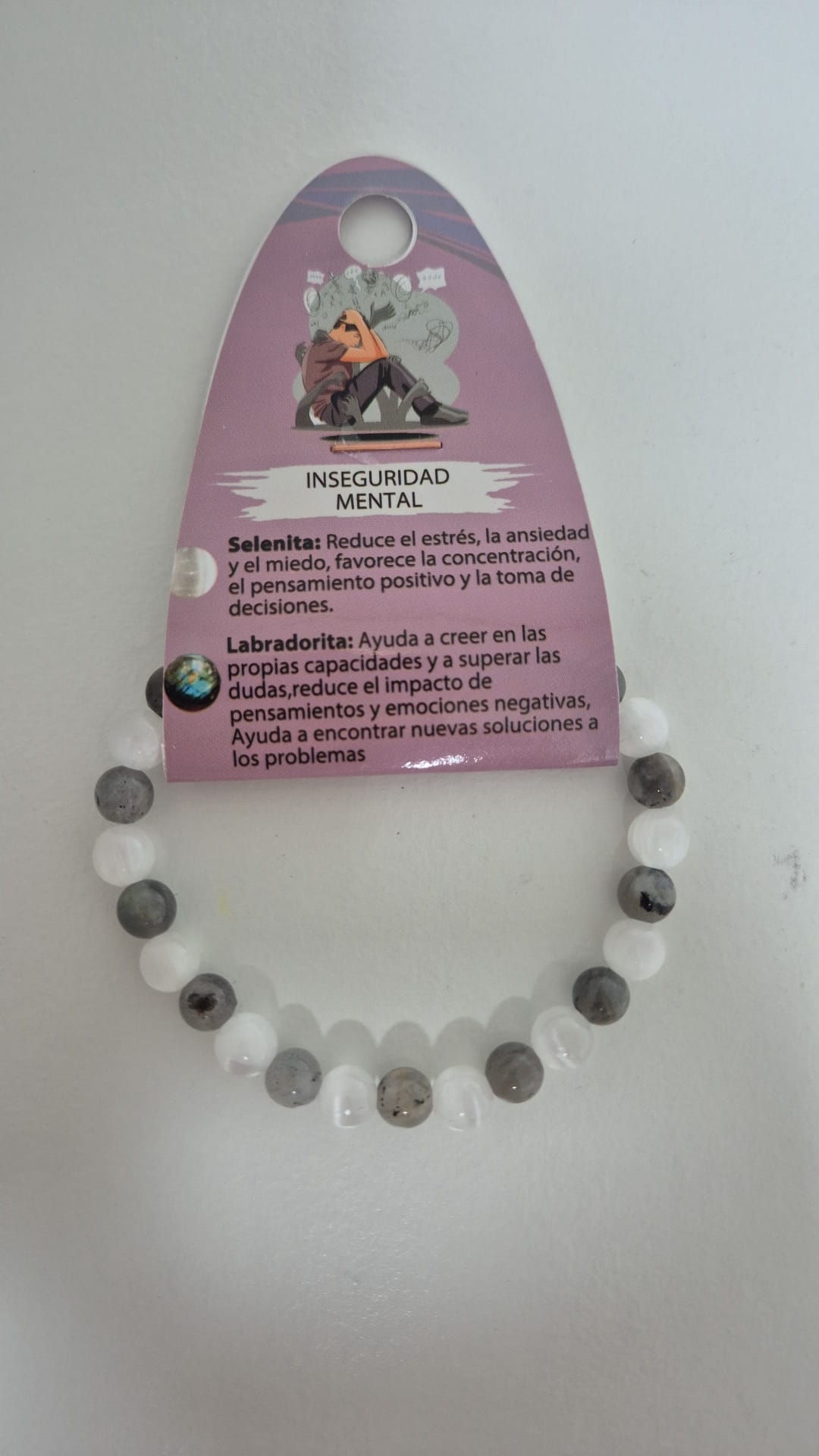 Pulsera Inseguridad Mental 6mm