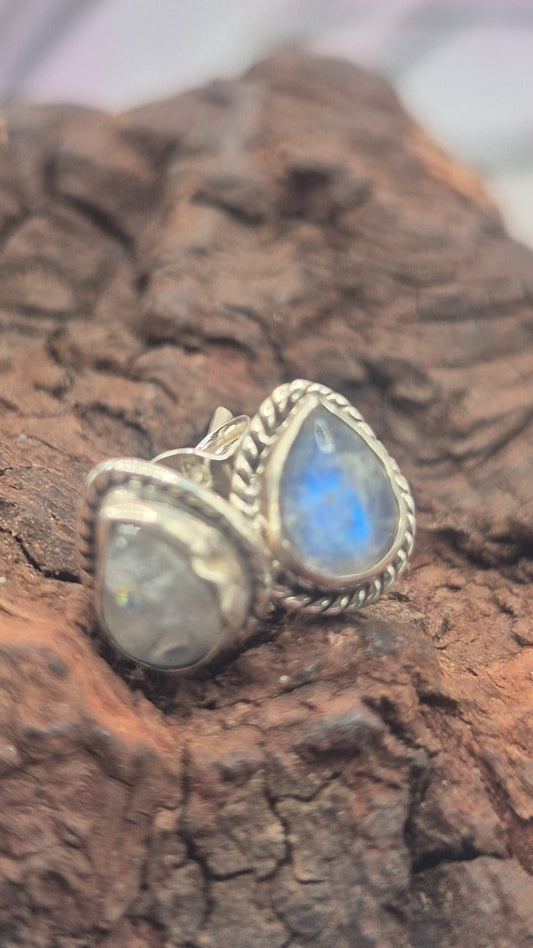 Pendientes Plata 925 Ópalo Lágrima