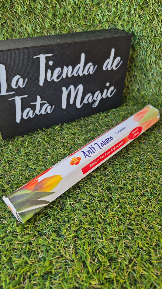 Incienso Hexagonal Anti-Tabaco de SAC - Purificación y Aroma Fresco