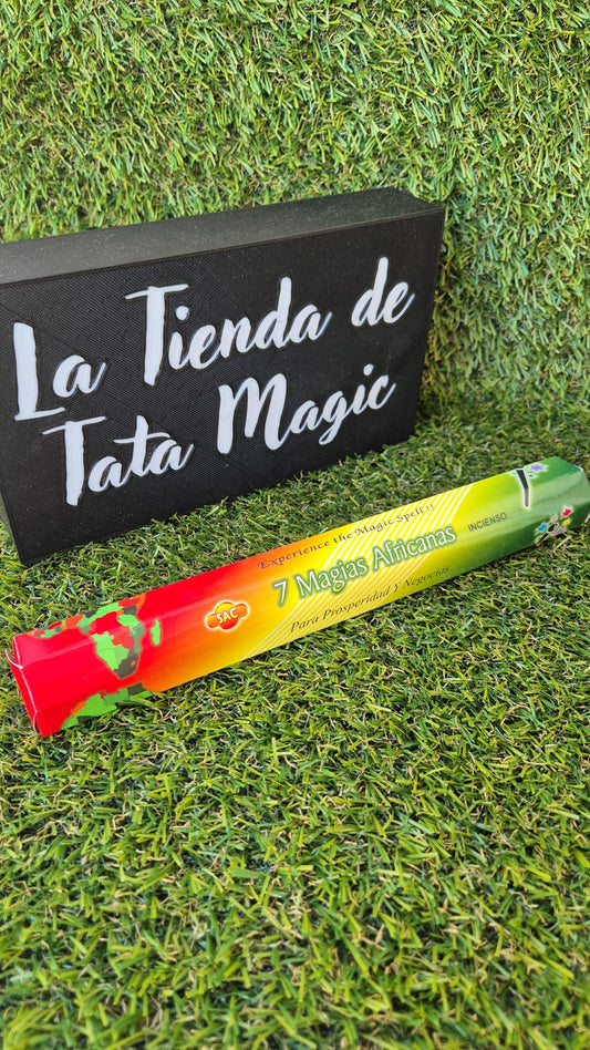 Incienso Hexagonal 7 Magias Africanas de SAC - Fuerza y Protección