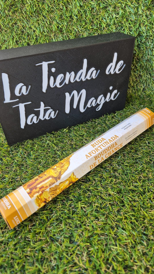 Incienso Hexagonal Buda Afortunado de Green Tree - Suerte y Prosperidad