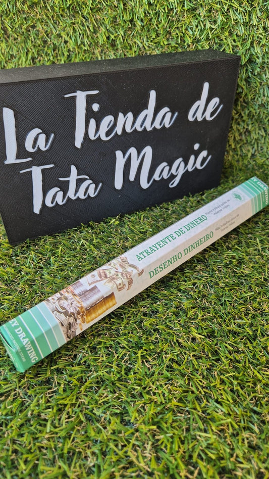 Incienso Hexagonal Atrayente de Dinero de Green Tree - Prosperidad y Abundancia