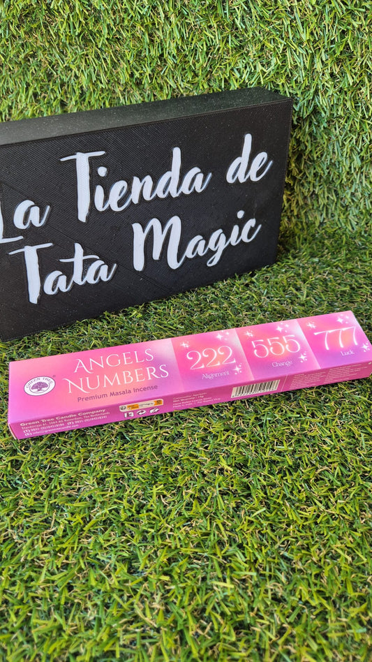 Incienso Número de los Ángeles de Green Tree - Fragancia de Conexión y Protección