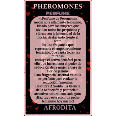 Afrodita: La Esencia de la Seducción (con feromonas)- 50ml
