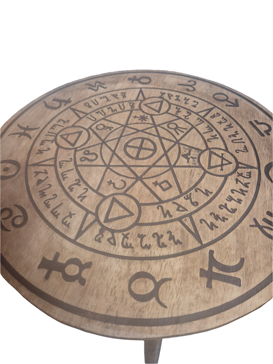 Mesa Redonda Para Rituales (Ritualizada)