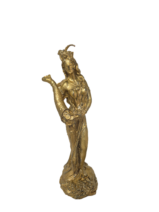 Vela Diosa Fortuna Dorada