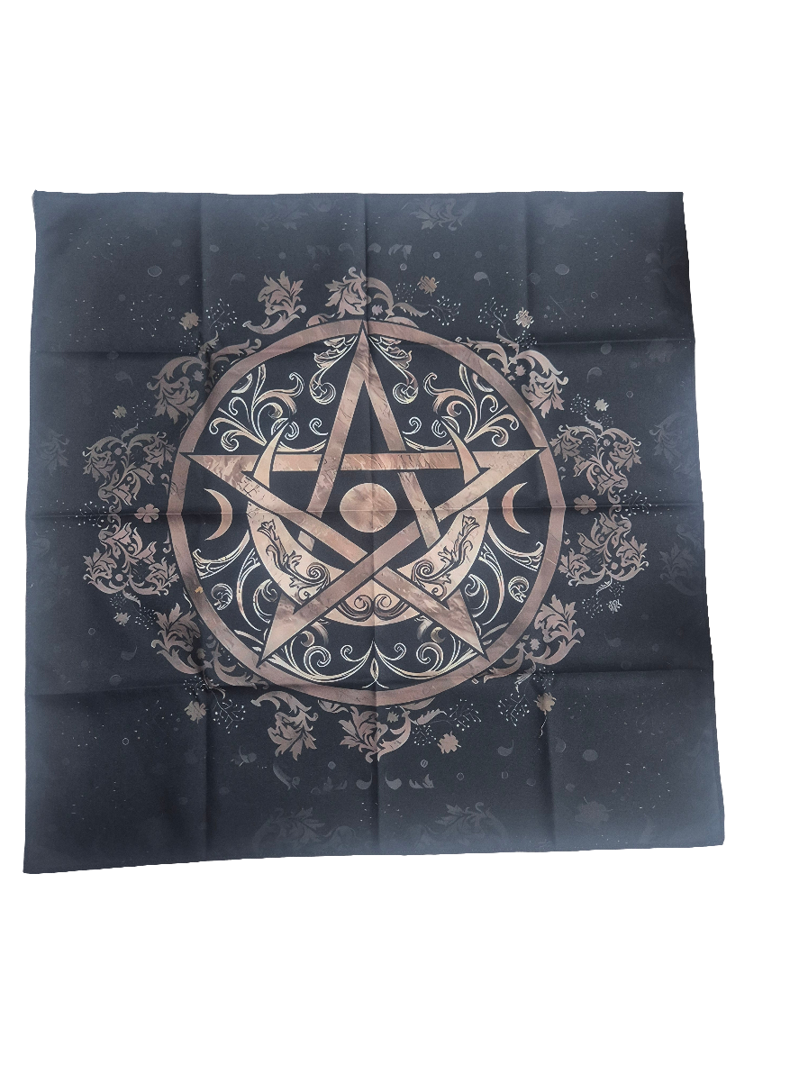 Tapete Tarot Pentáculo - 50cm x 50cm