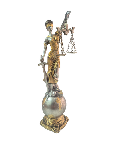 Figura Resina Justicia 23.5cms