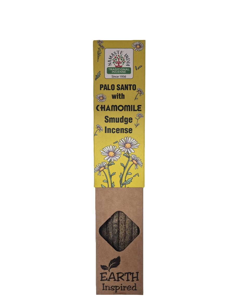 Incienso Organico Namaste India- Palo Santo con Camomila