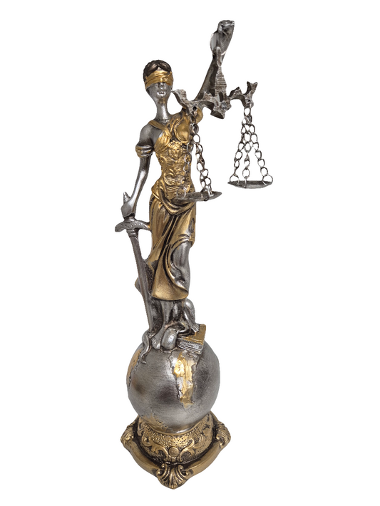 Figura Resina Diosa Justicia 27Cms