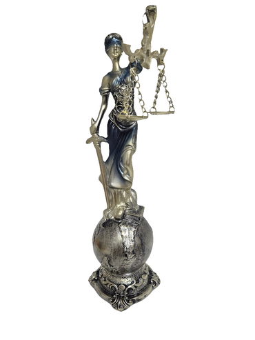 Figura Resina Diosa Justicia 27Cms