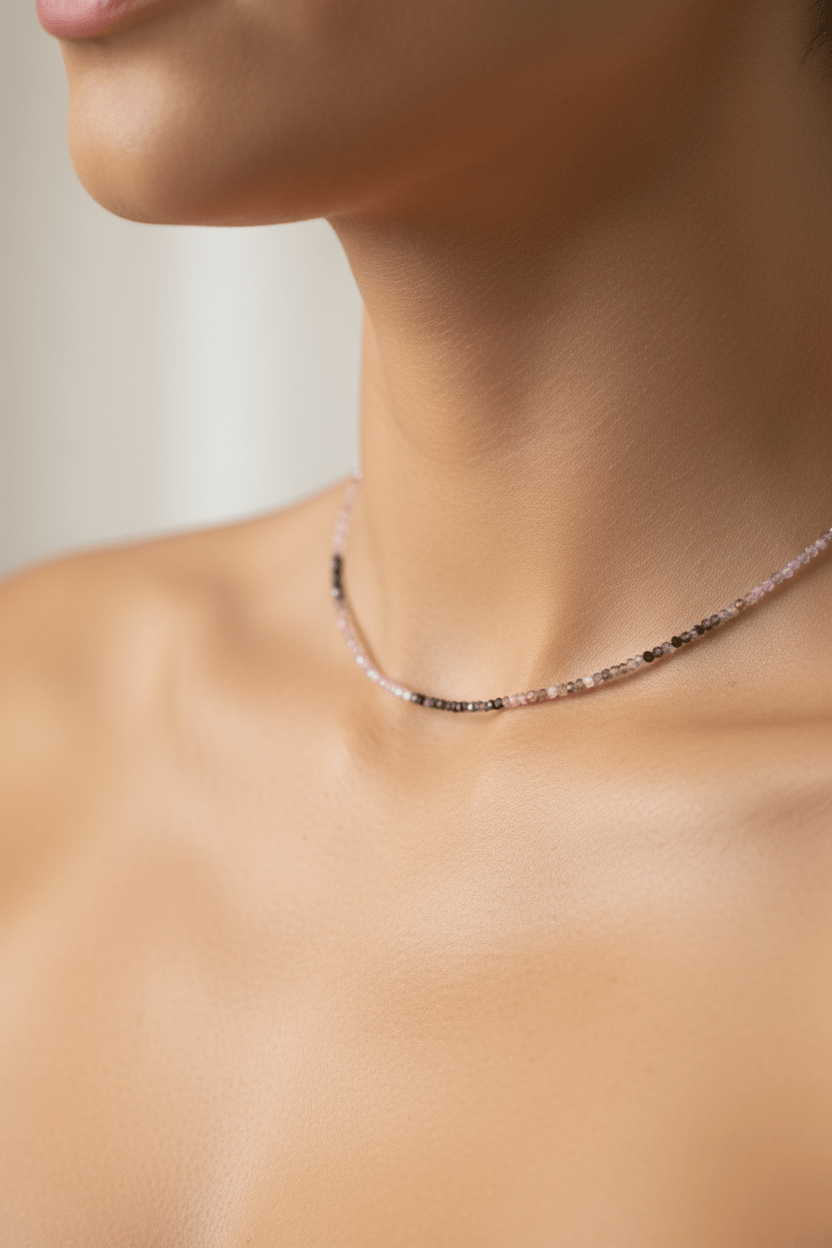 Collar Turmalina Sandía Facetada – El Amor que Equilibra Collares de CristalTienda esotérica Málaga - La Tienda de Tata Magic: tienda Esotérica en Málaga