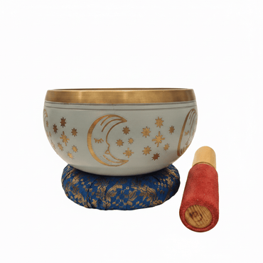Cuenco Tibetano 7 Metales 14cm | Sol y Luna | Meditación y Sanación Cuencos TibetanosTienda esotérica Málaga - La Tienda de Tata Magic: tienda Esotérica en Málaga