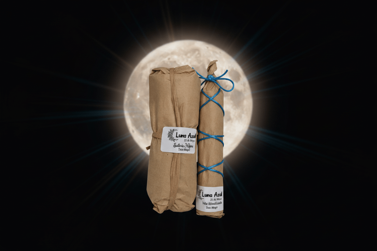 Kit Ritual Luna Azul 🌙 — Edición Limitada Kit RitualTienda esotérica Málaga - Tata Magic: tienda Esotérica en Málaga