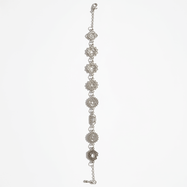 Pulsera 7 Chakras Acero Plateado Consagrada - Energía Kundalini Joyería / PulserasTienda esotérica Málaga - Tata Magic: tienda Esotérica en Málaga