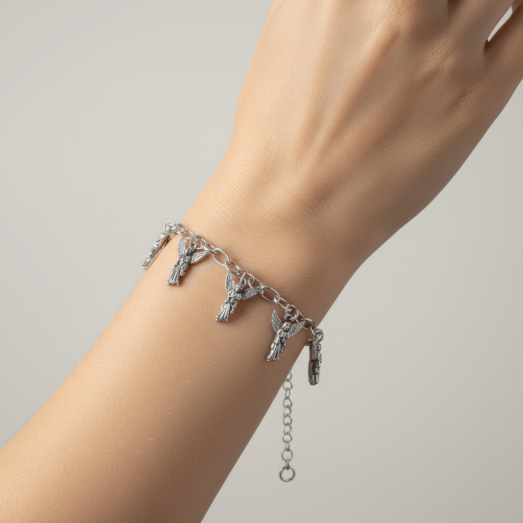 Pulsera Arcángeles Plata | Protección Celestial y Guía Espiritual Pulseras de PlataTienda esotérica Málaga - Tata Magic: tienda Esotérica en Málaga